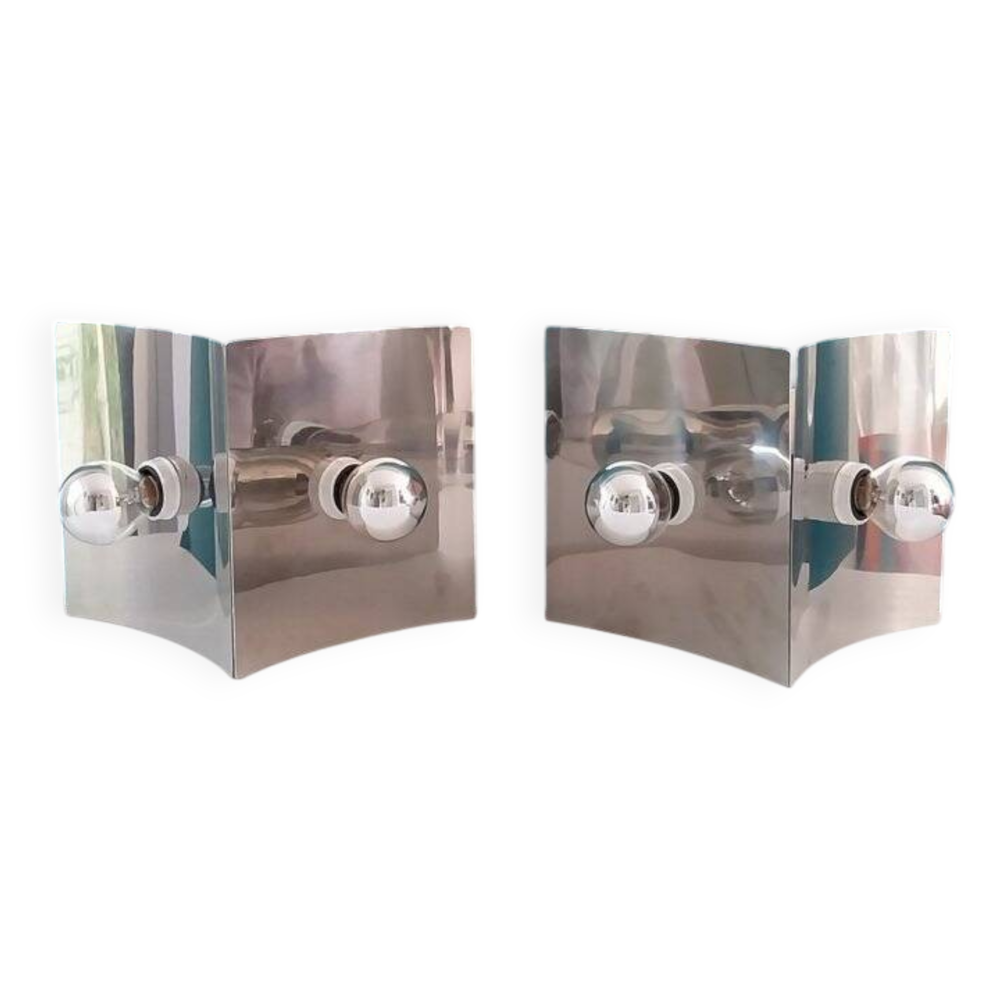 Stilux Milano - Antares chrome metal wall lights