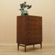 Commode en noyer, design danois, années 1960, designer : Kai Kristiansen