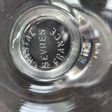 5 Large Sèvres cognac glasses