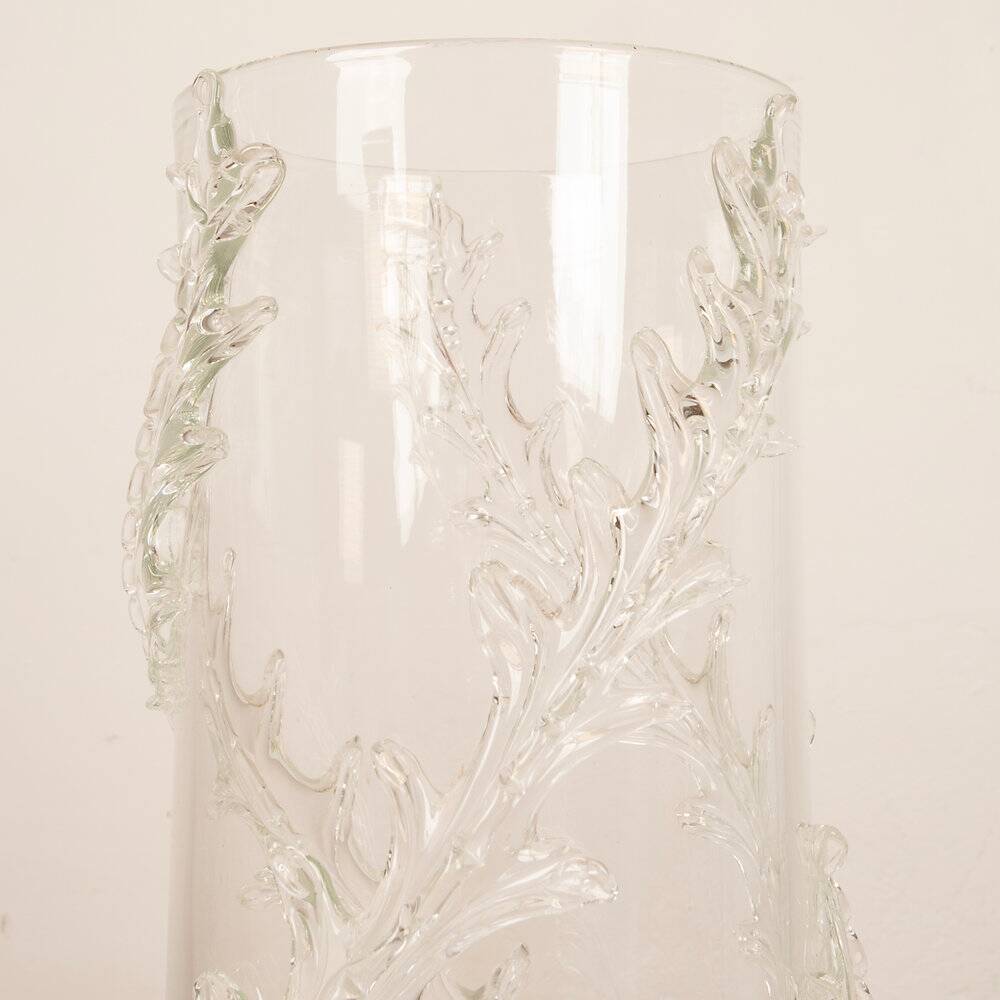 Rare monumental Piumato vase by Barovier & Toso, 1940s