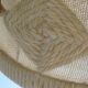 Suspension vintage en jute, teck et corde, 1960