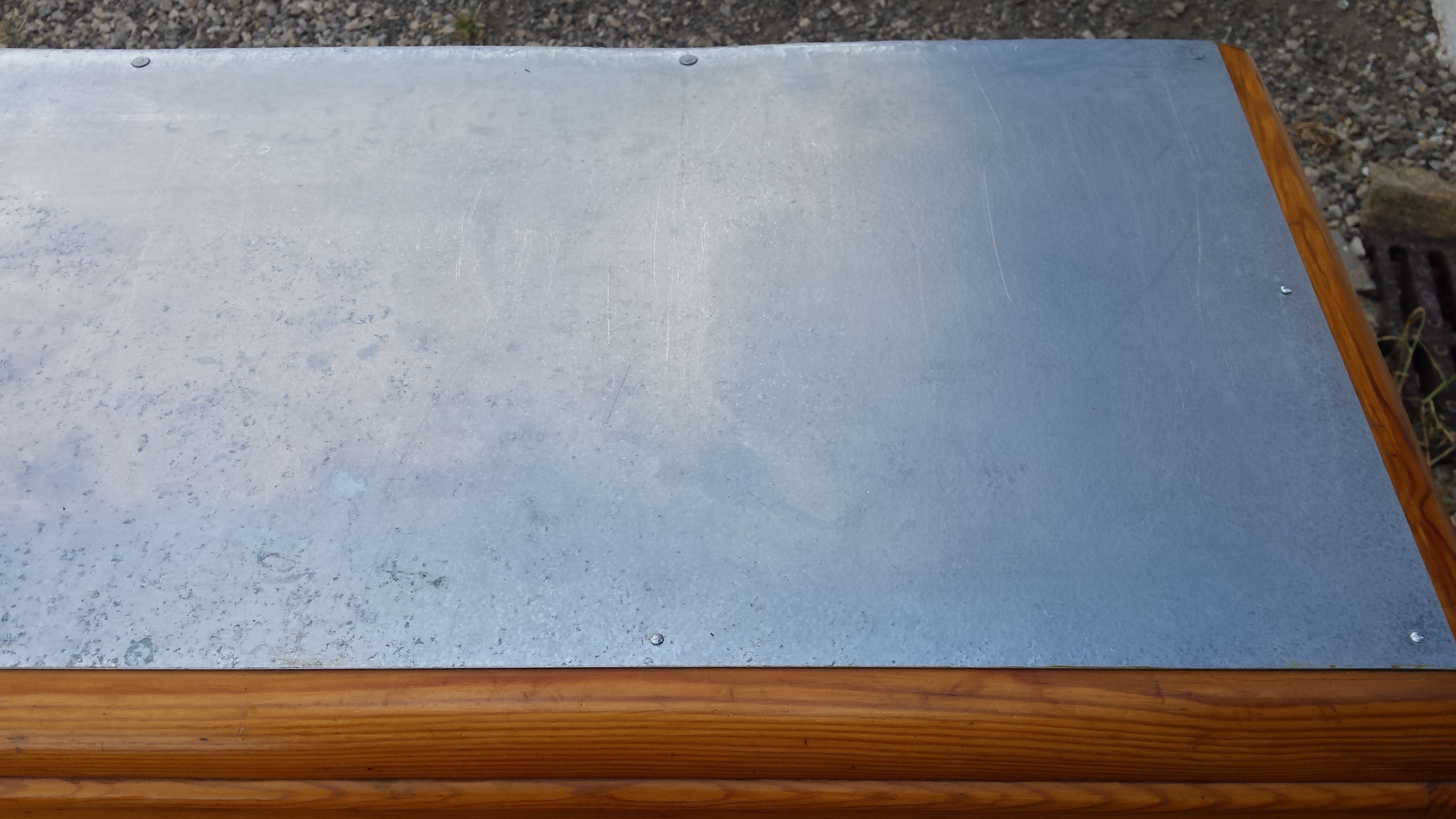 buffet Mado low, zinc or aluminum tray