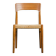 Danish Teak Dining Chair with Wicker by Henning Kjaernulf for Koruo Stolefabrik, 1960s