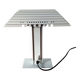 Desk lamp in white lacquered aluminum 1980 Aluminor.