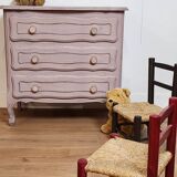 old pink restyled chest of drawers