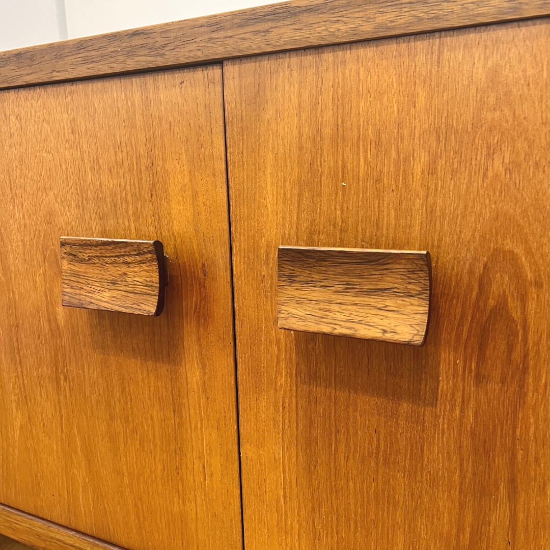 Teak and rosewood row