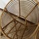 Vintage rattan shell chairs