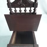 Ancienne Chaise bretonne en bois sculpté