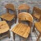 Set of 6 Rainer Daumiller chairs in solid pine – 1970s