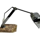 Art Deco, chrome and marble desk lamp FARE circa 1930