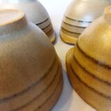 4 ear bowls in Sarreguemines sandstone