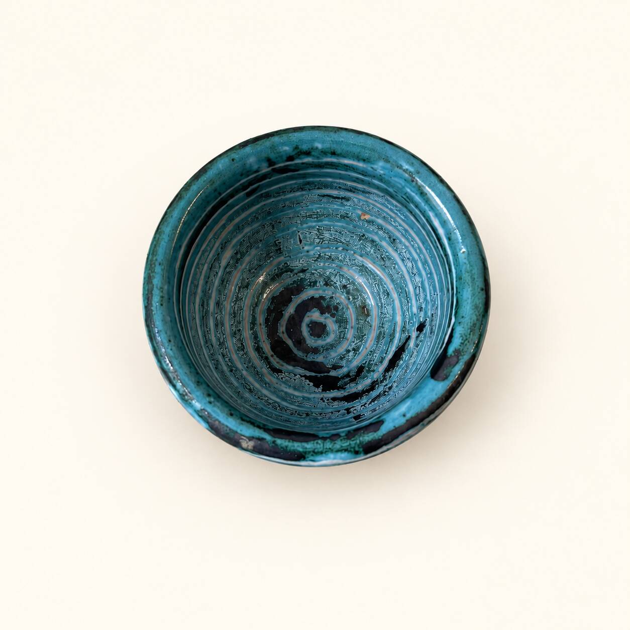 Mini ceramic bowl by R. Picault