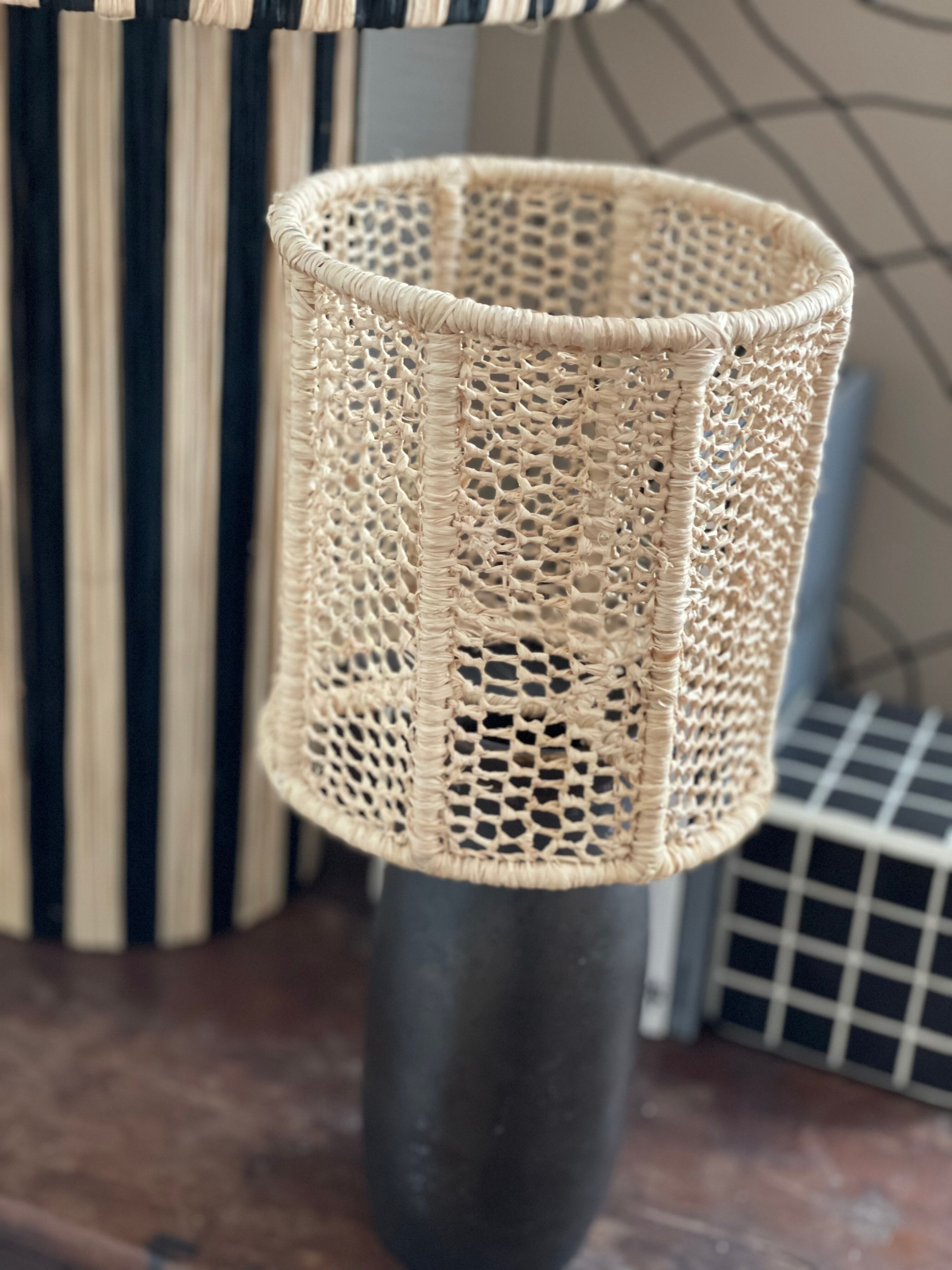 Lampshade suspension raffid honeycomb