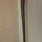 Tentacion Floor Lamp in Bronze and Opaline Edgard Brandt