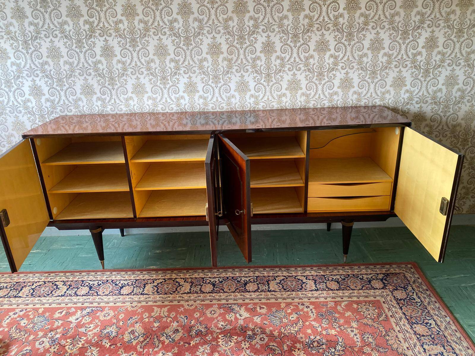 Scandinavian Art Deco sideboard in rosewood, 1950