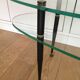 Table basse en verre vintage