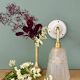 Vintage Art Deco curved tulip wall light - Degué