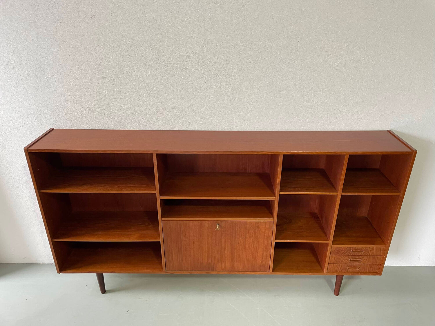 Teak bookcase