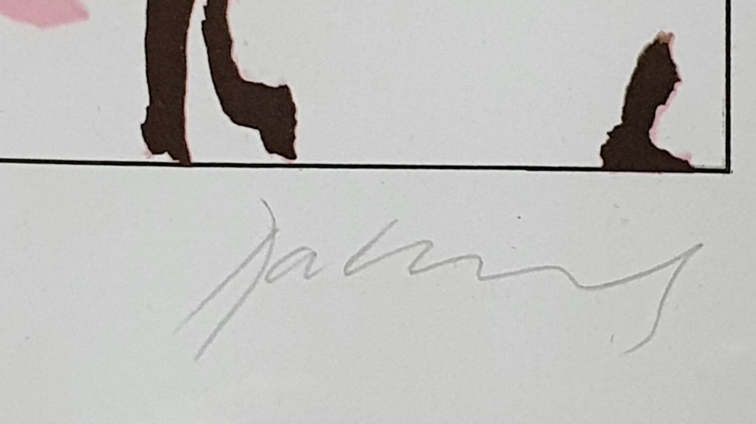 Modern painting "The Protesters" signed by José Balmes