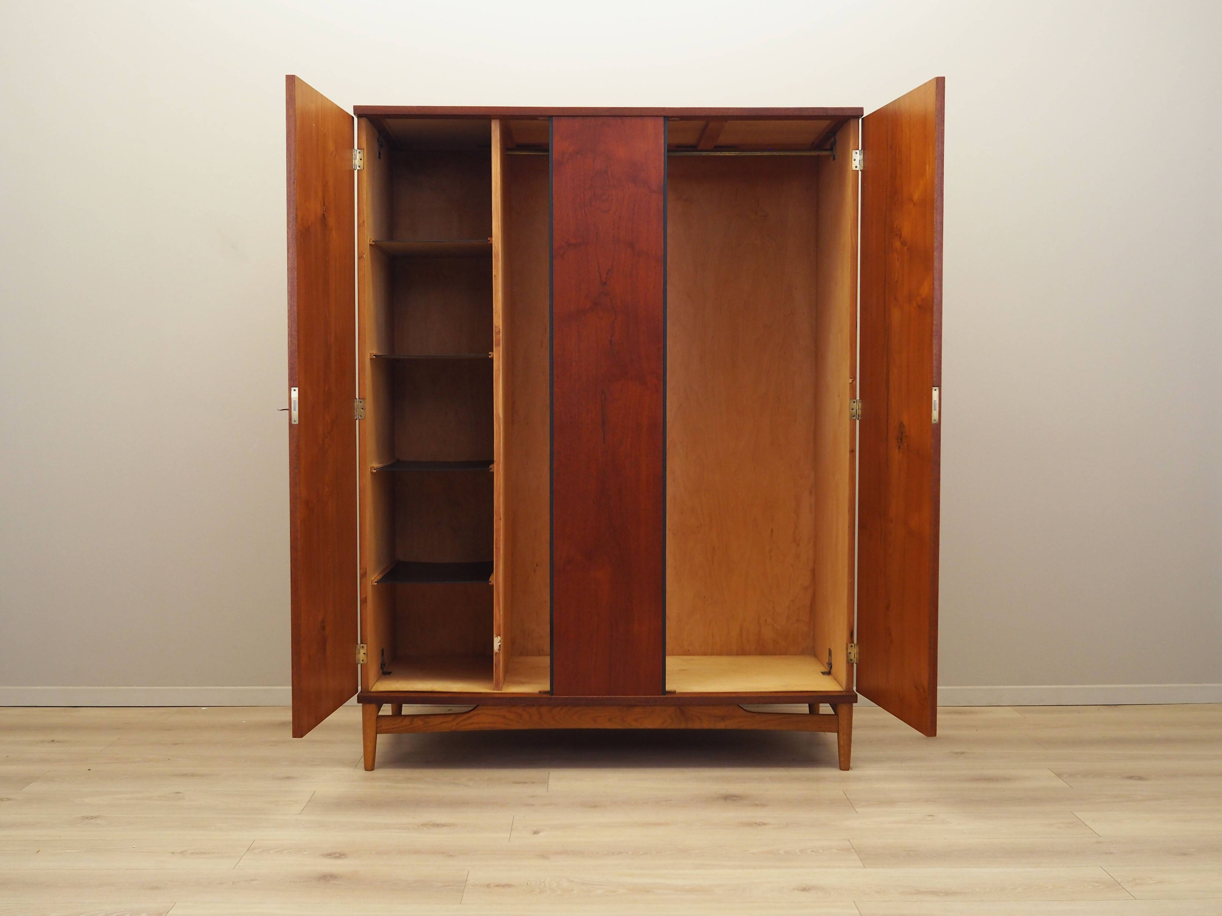 Teak wardrobe, Danish design, 1960s, production: Denmark