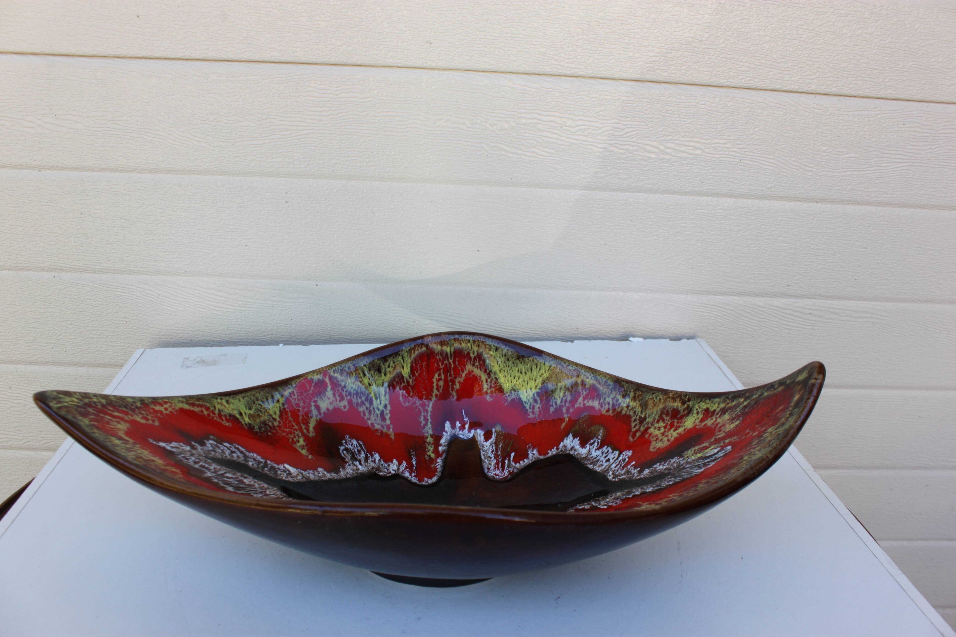coupe à fruits orangée 1970
