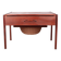Vintage Danish sewing cabinet, known as "Travailleuse", teak and rattan from the 1960s.