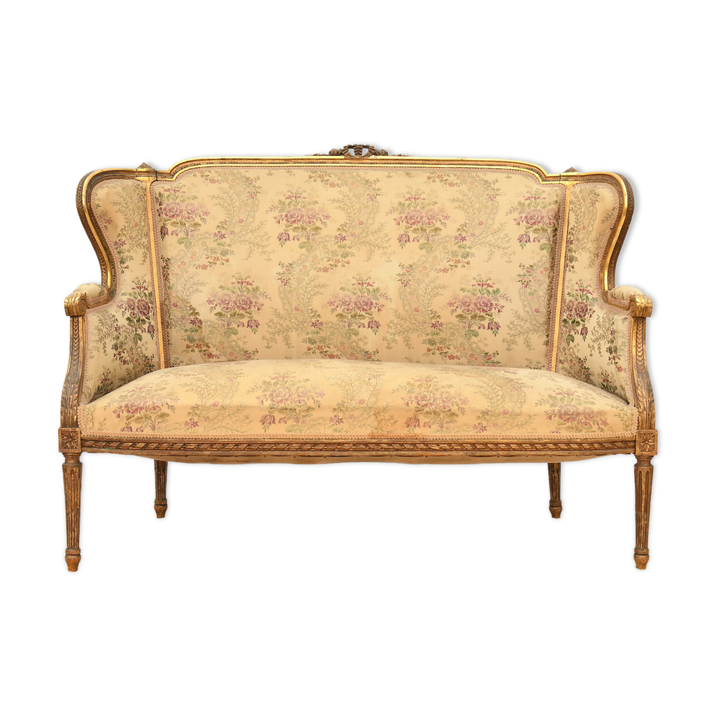 Fauteuil Louis XVI médaillon - Chaise baroque