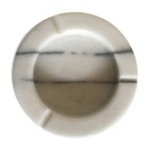 White marble ashtray