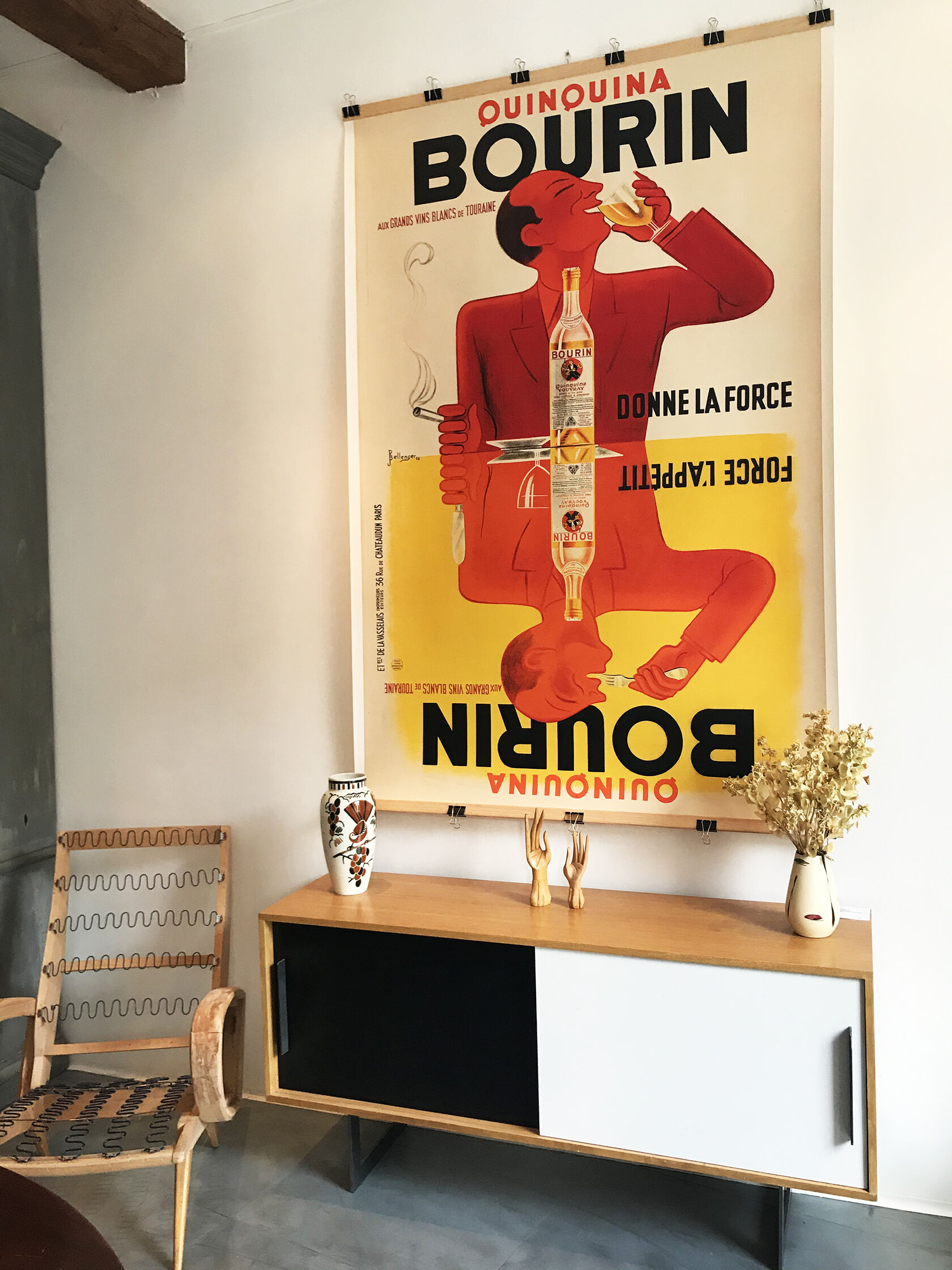 Affiche originale Quinquina Bourin par les frères Bellanger