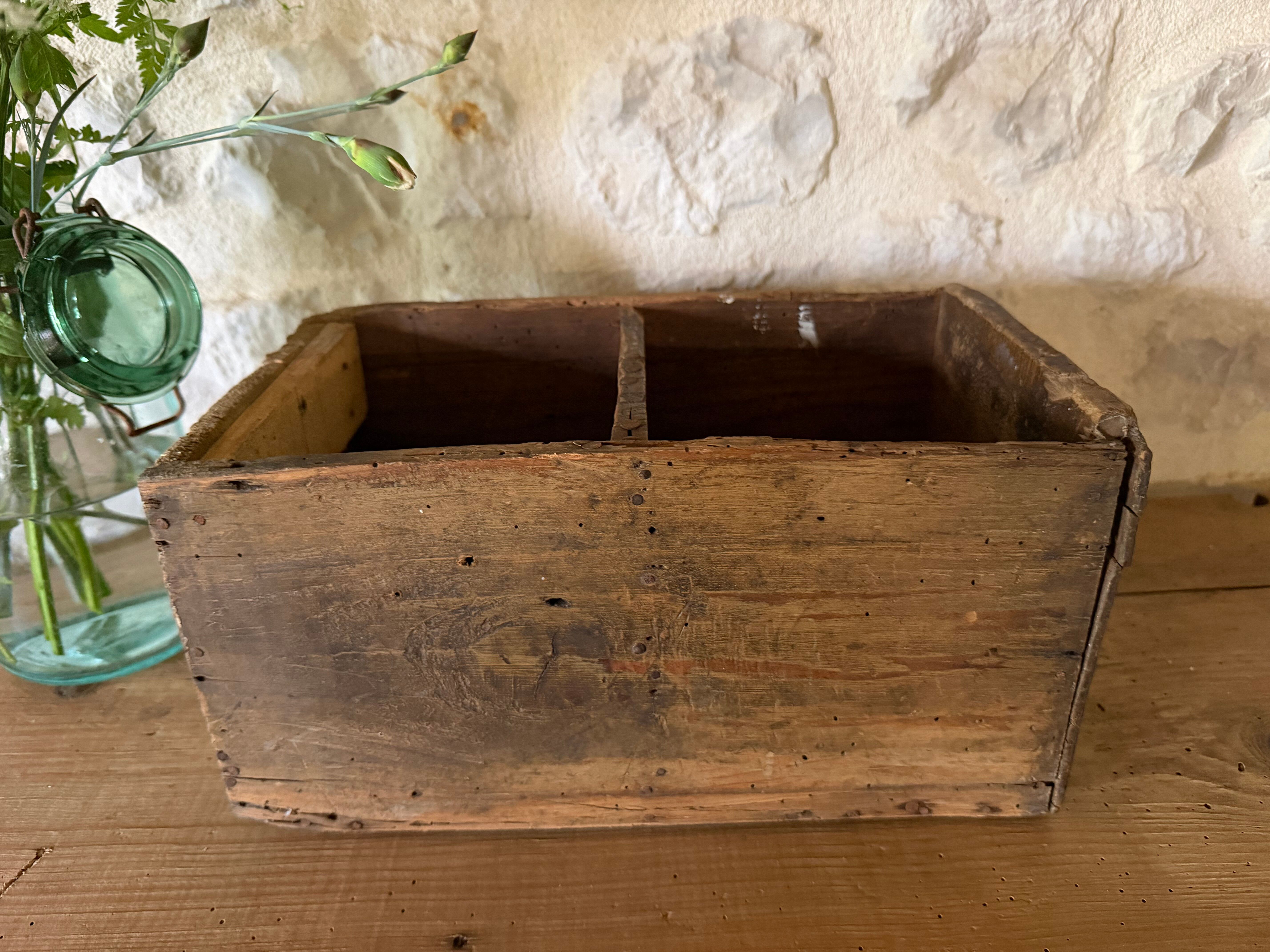 Wooden craft box