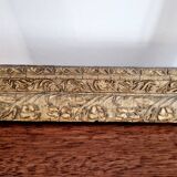 Italian style frame in wood and gilded stucco Period 19th