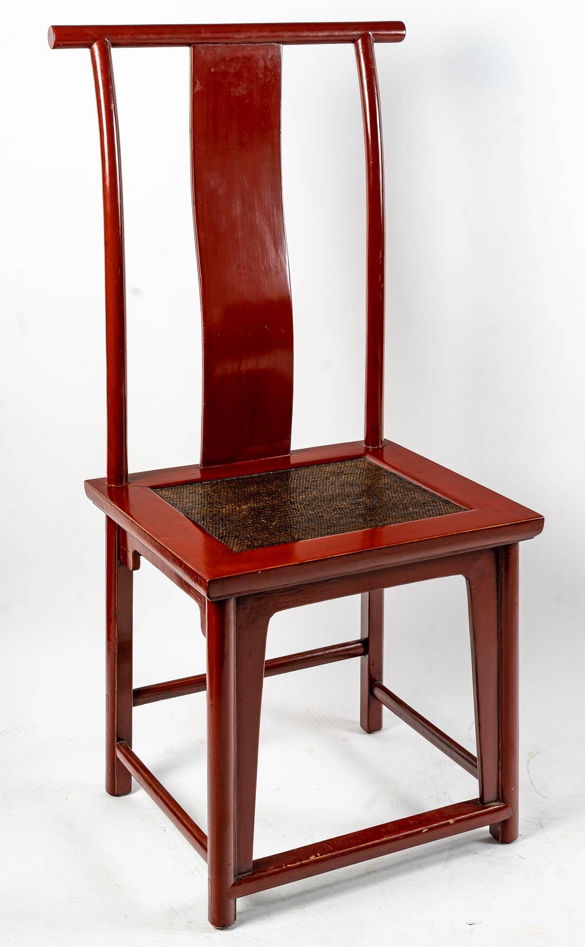 Set of 1 table + 6 antique Chinese chairs.