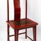 Set of 1 table + 6 antique Chinese chairs.
