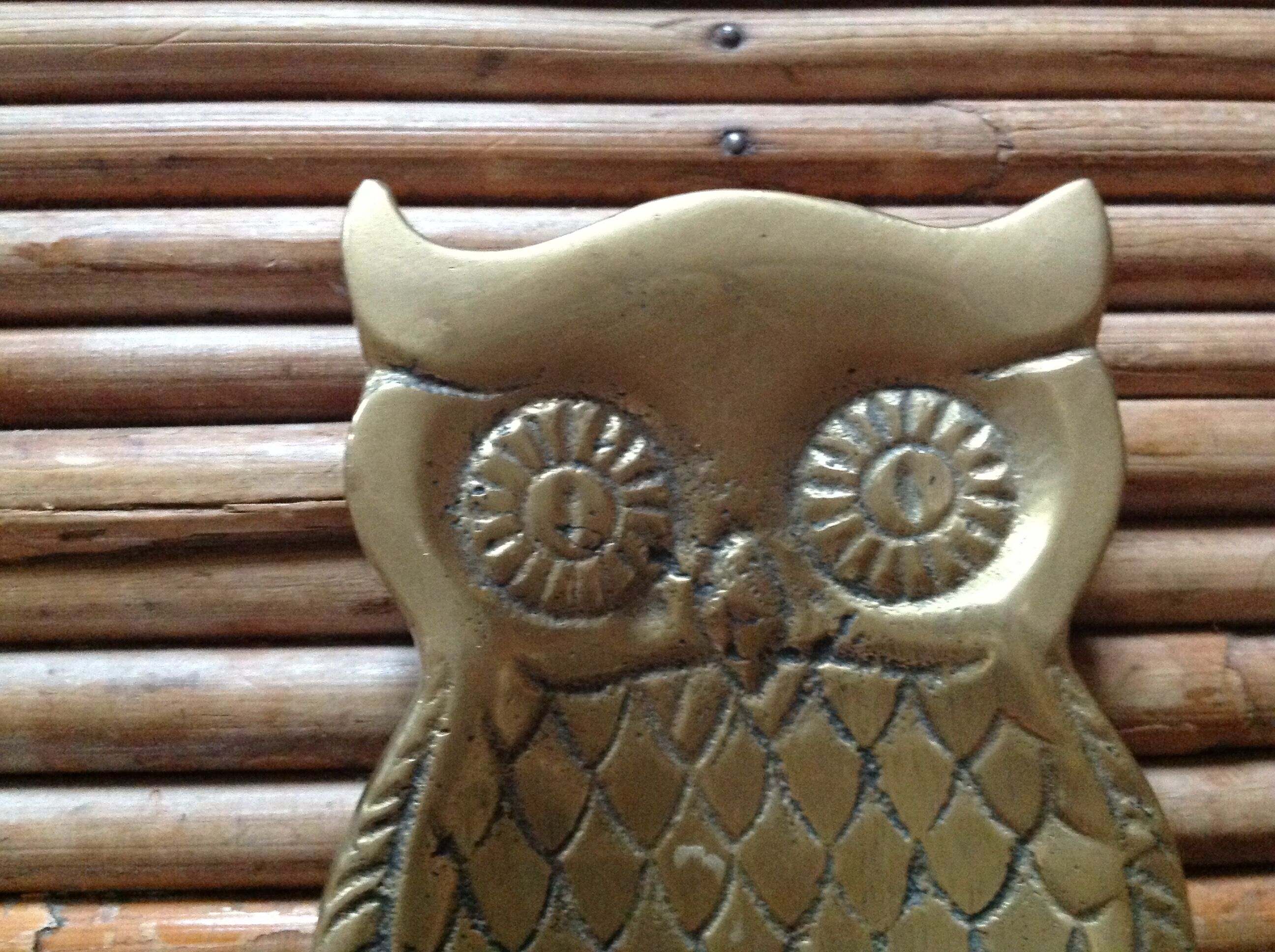 "Owl" trinket bowl in brass