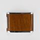 Carl Aubock rolling shutter storage box from the 1930s, cigarette dispenser, walnut, Vienna