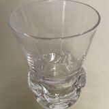 Set of six Daum glasses