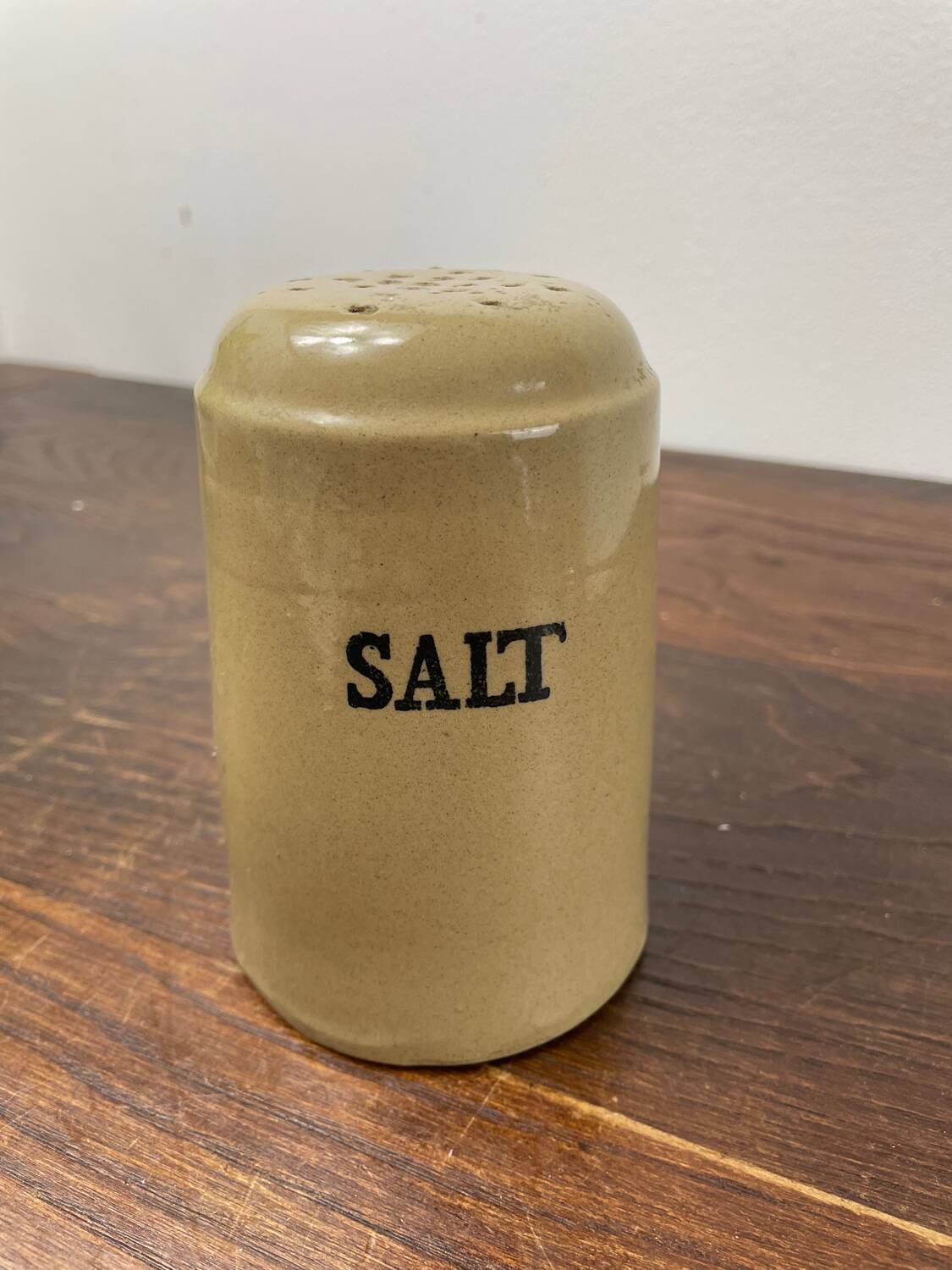 Vintage English stoneware salt cellar