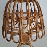 Bamboo bedside lamp