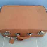 Valise vintage camel