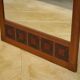 Scandinavian teak and ceramic mirror 1960s