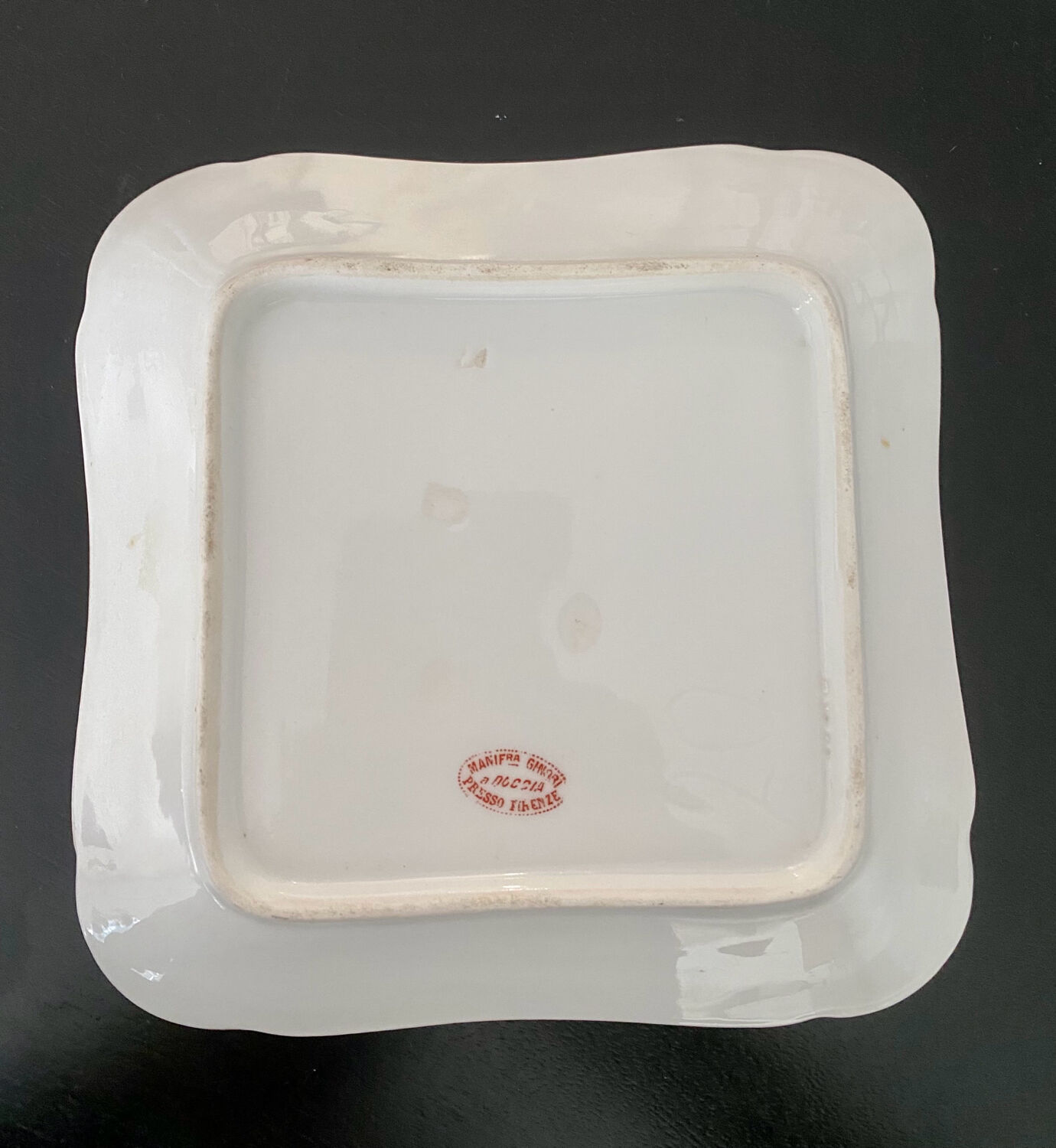1 Maison Ginori porcelain pocket tray
