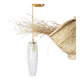 Chiseled glass suspension