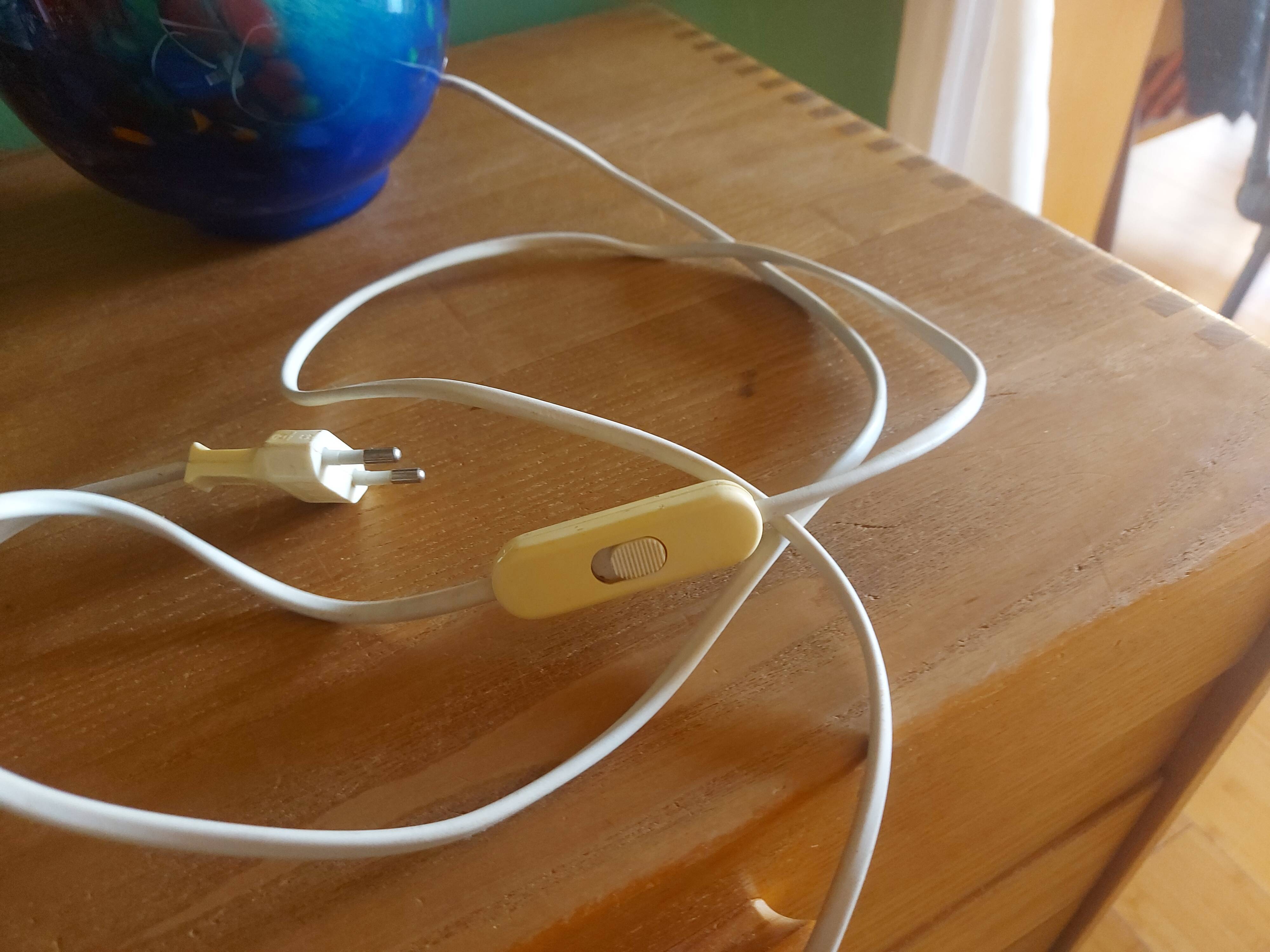 Blown glass lamp soisy, essonne