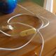 Blown glass lamp soisy, essonne