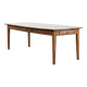 Antique French oak dining table for 6 to 8 people with three drawers