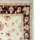 Traditional ceam wool ziegler rug handwoven floral carpet- 106x150cm