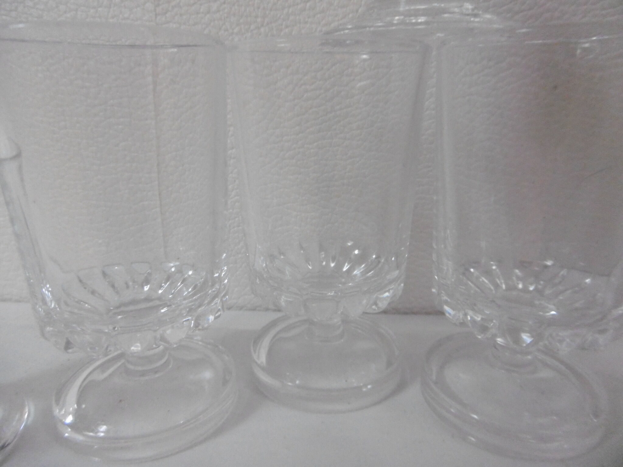 Set of 6 Crystal shot glasses