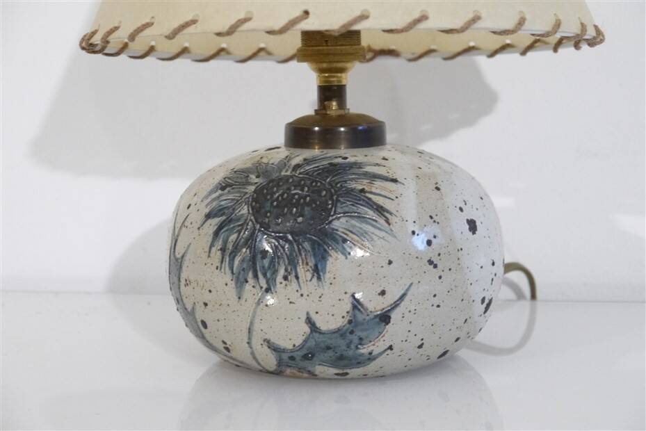 Sandstone ball lamp 1950