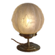 Table lamp in pressed glass