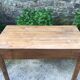 Farm table of the country Brièron (South Brittany) old with 2 drawers in chestnut.